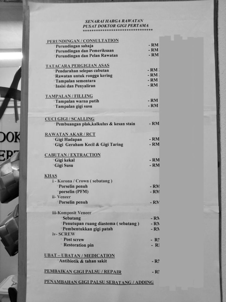 PUSAT DOKTOR GIGI PERTAMA